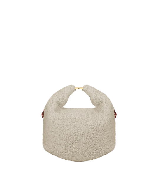 Béri Edition Flauschige Stricktasche Ecru