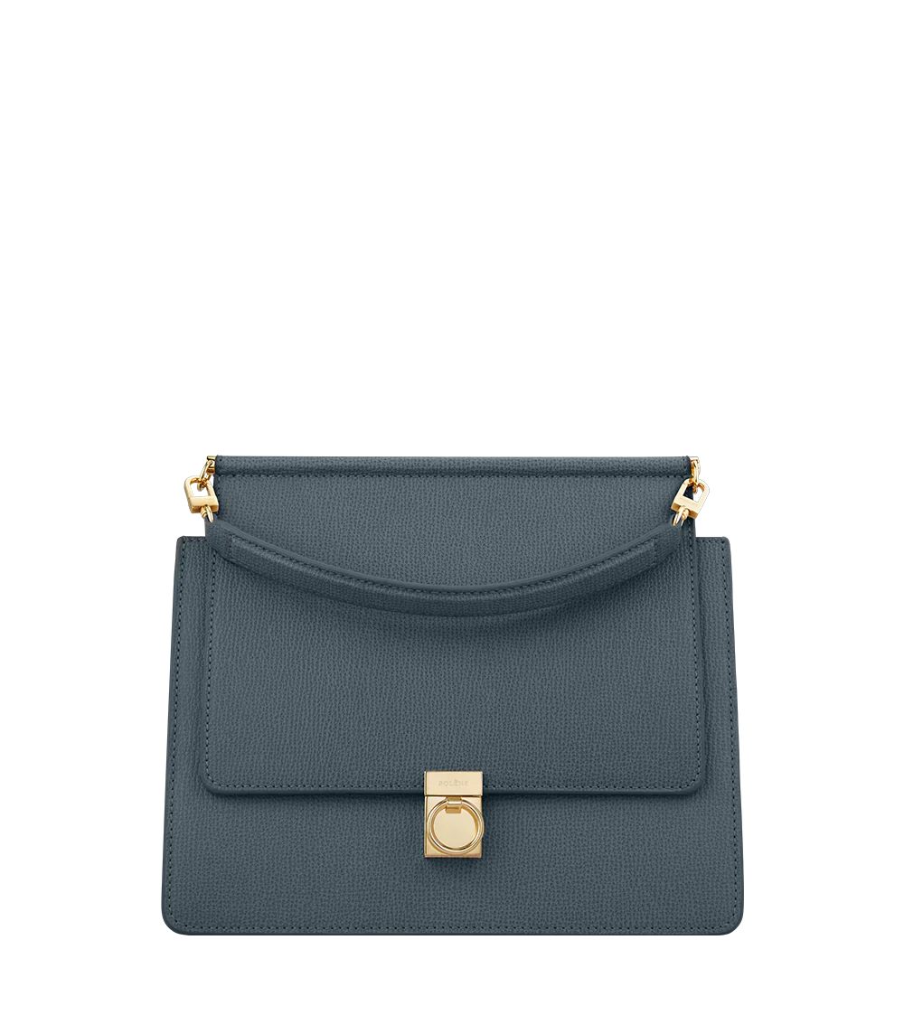 Numéro Sept Edition Mitternachtsblau Genarbtes Leder