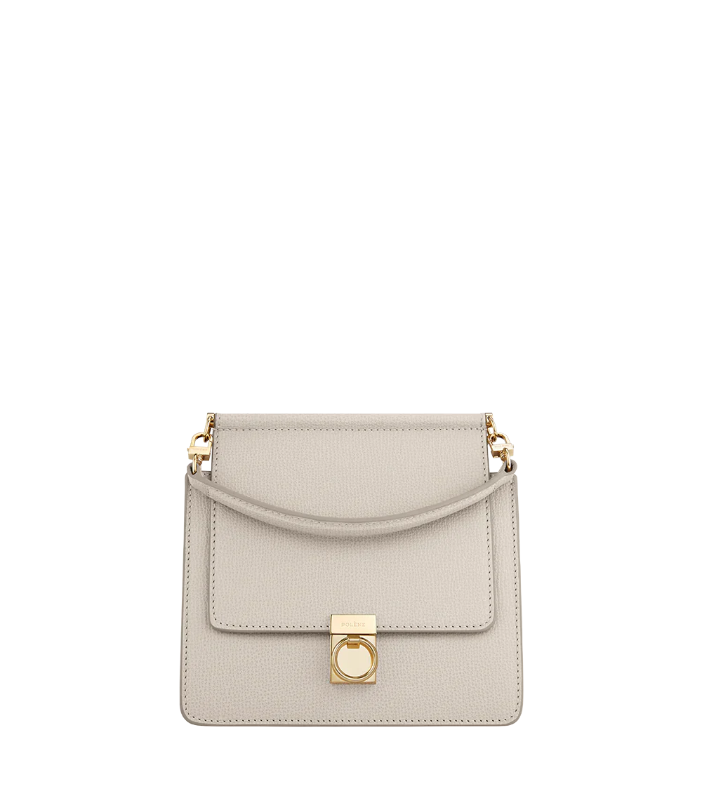 Numéro Sept Mini Edition Kreide Genarbtes Leder
