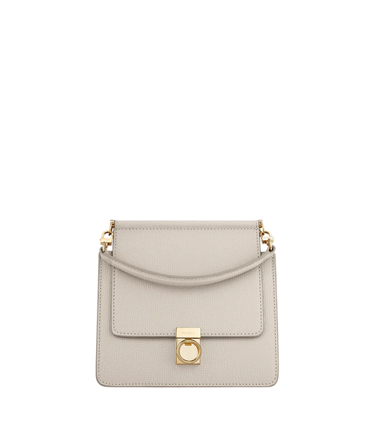 Numéro Sept Mini Edition Kreide Genarbtes Leder