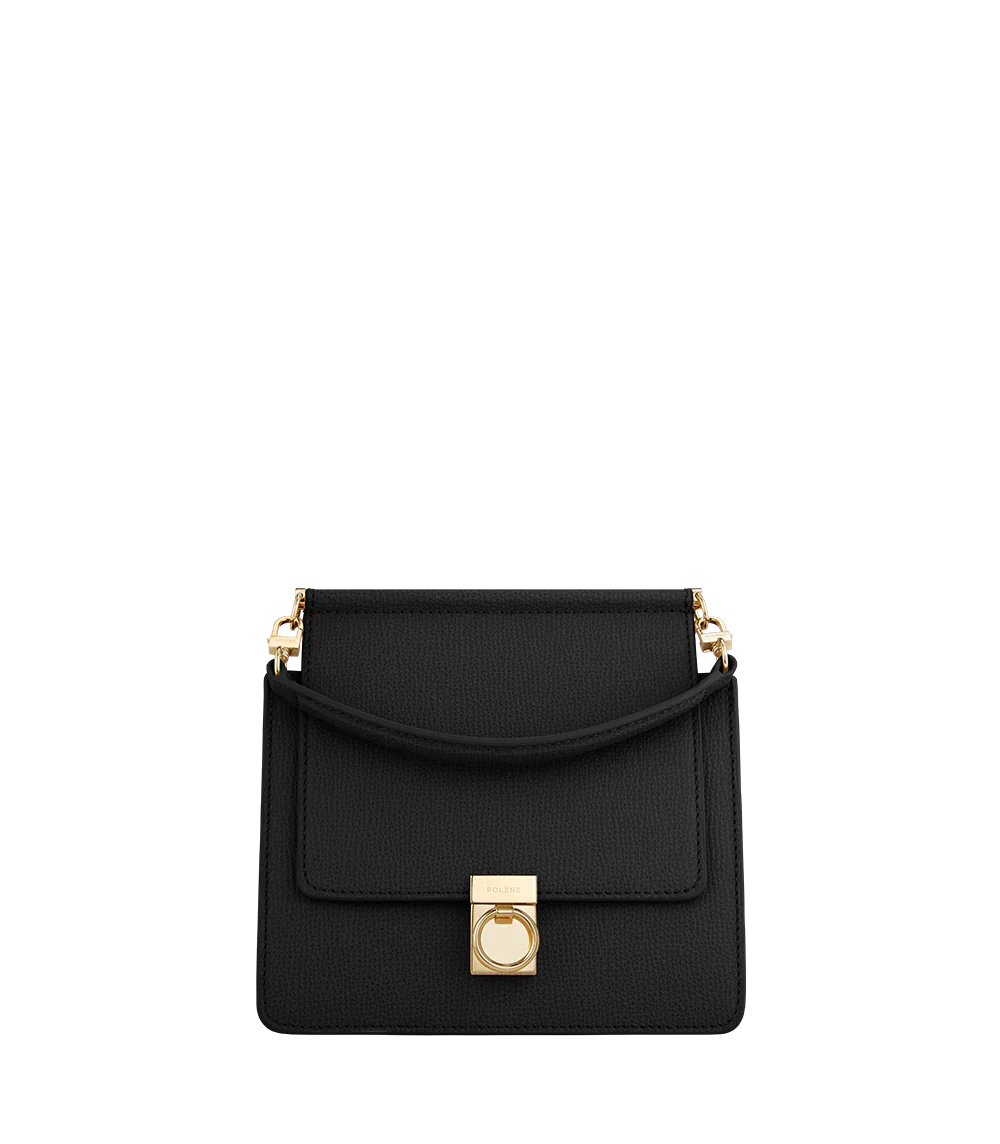 Numéro Sept Mini Edition Schwarz Genarbtes Leder