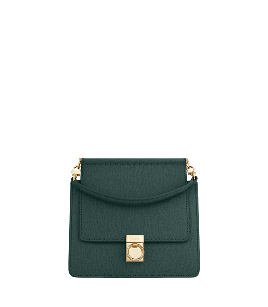 Numéro Sept Mini Edition Grün Genarbtes Leder