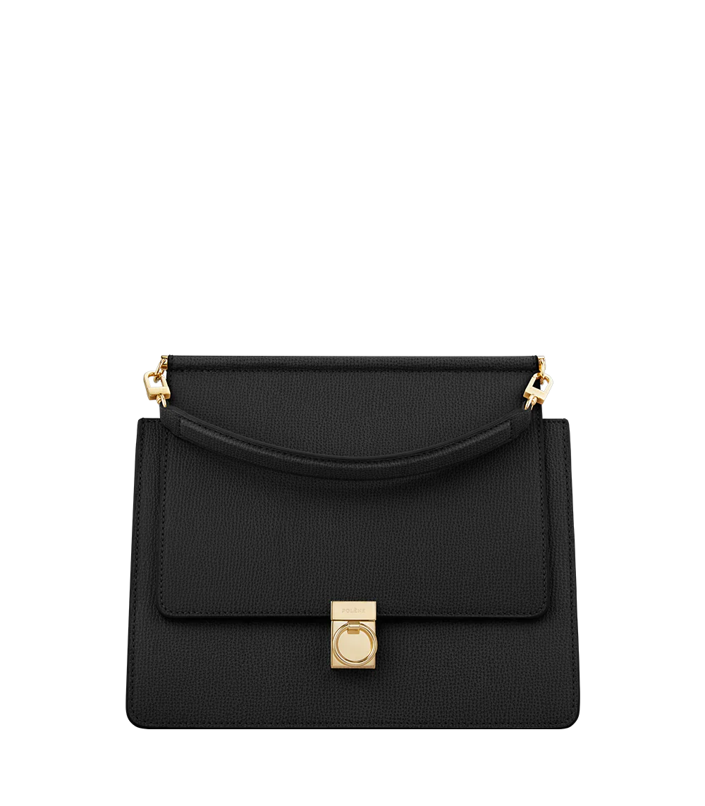 Numéro Sept Edition Schwarz Genarbtes Leder
