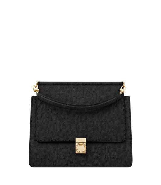 Numéro Sept Edition Schwarz Genarbtes Leder
