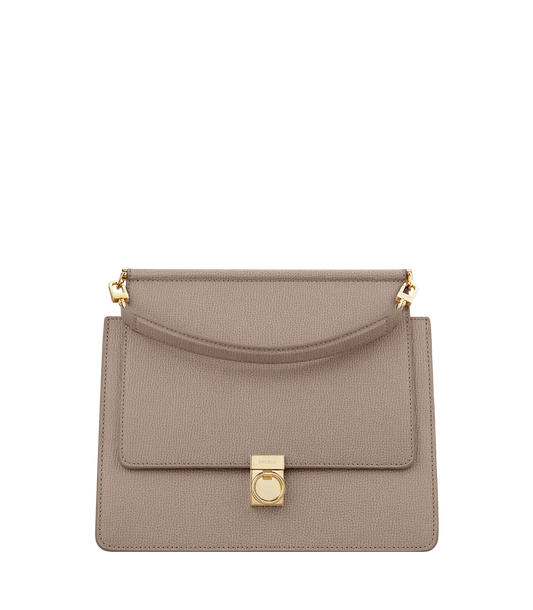 Numéro Sept Edition Taupe Genarbtes Leder