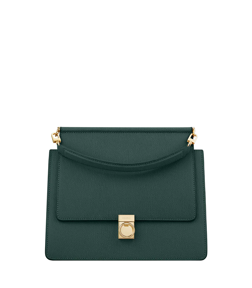 Numéro Sept Edition Grün Genarbtes Leder