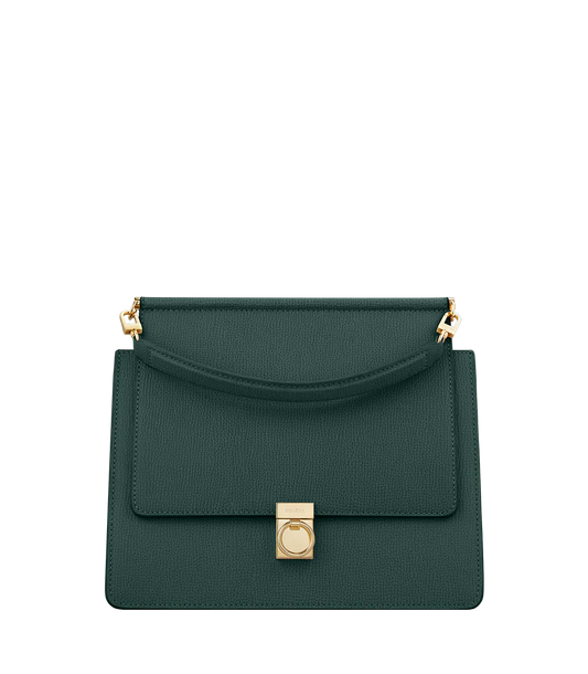 Numéro Sept Edition Grün Genarbtes Leder